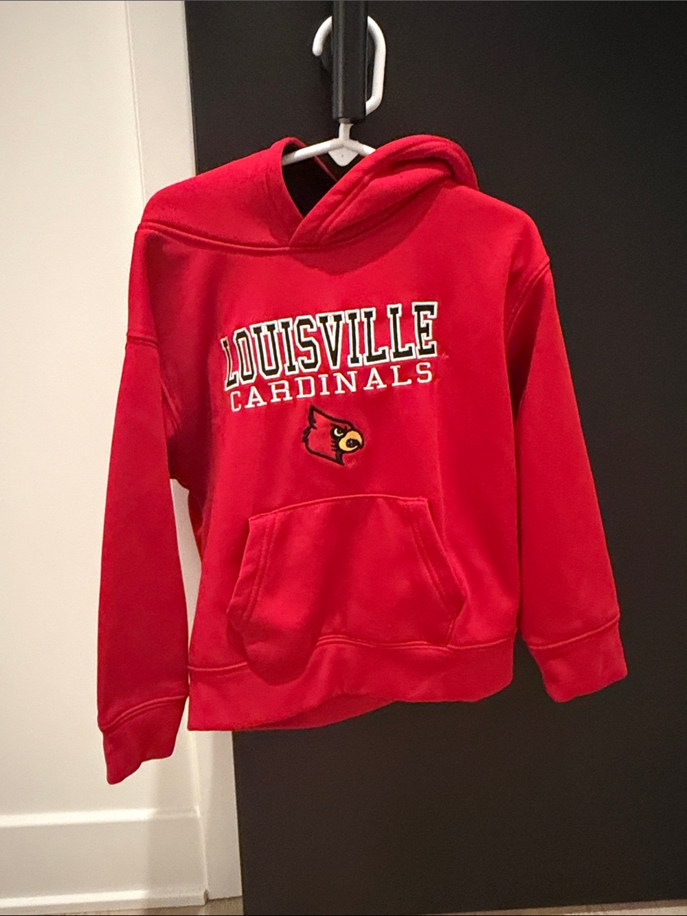 Colosseum Red Louisville Cardinals Pullover Hoodie